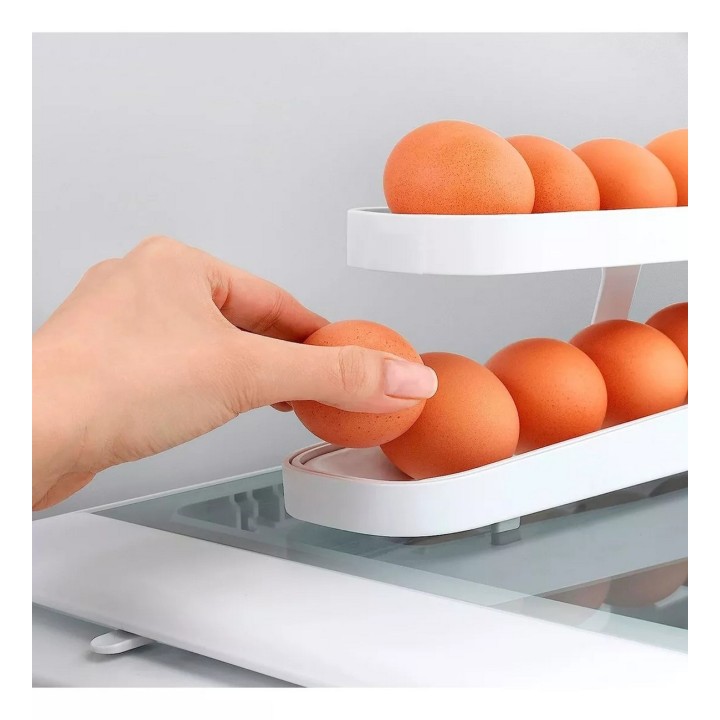 Organizador De Bandejas Dispensador Para Huevos