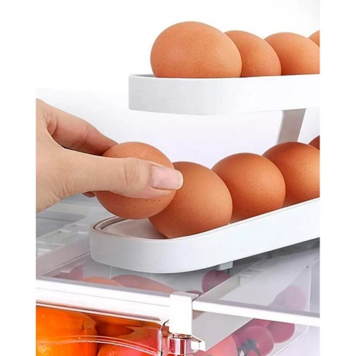 Organizador De Bandejas Dispensador Para Huevos