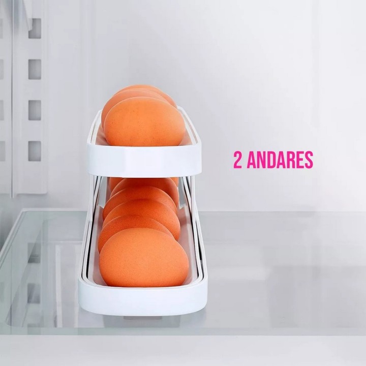 Organizador De Bandejas Dispensador Para Huevos