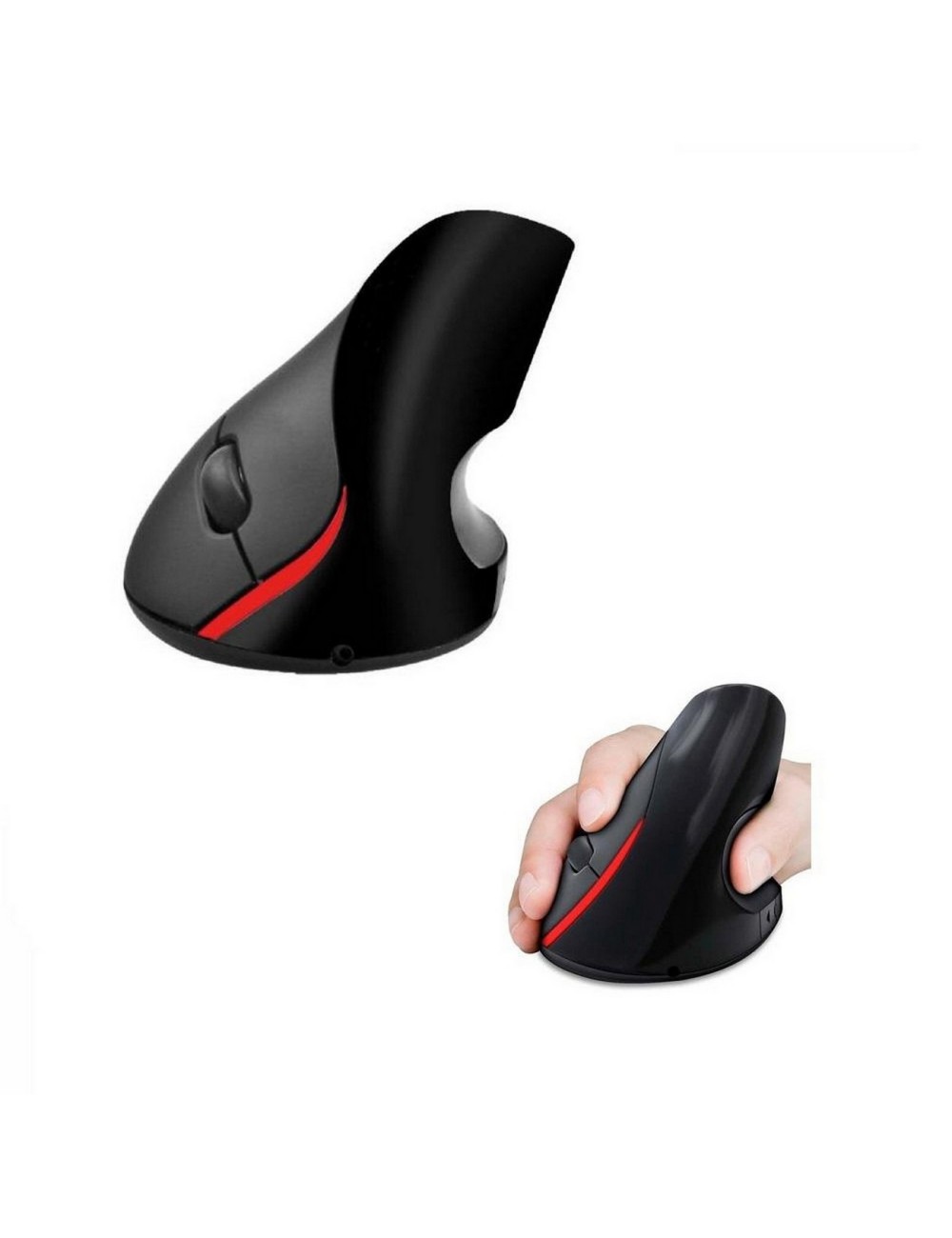 Mouse Vertical Ergonómico Oficina Usb 5 Botones Optico Cable