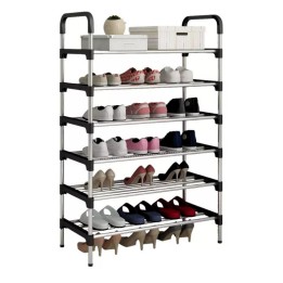 Organizador Zapatero Metálico 6 Niveles Calzado 18 Pares