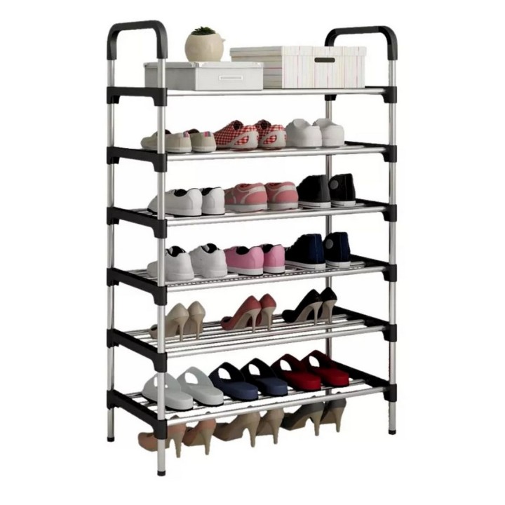 Organizador Zapatero Metálico 6 Niveles Calzado 18 Pares