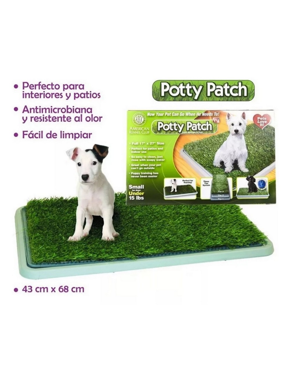 Tapete De Entrenamiento Para Perro Mascota Alfombra Cesped