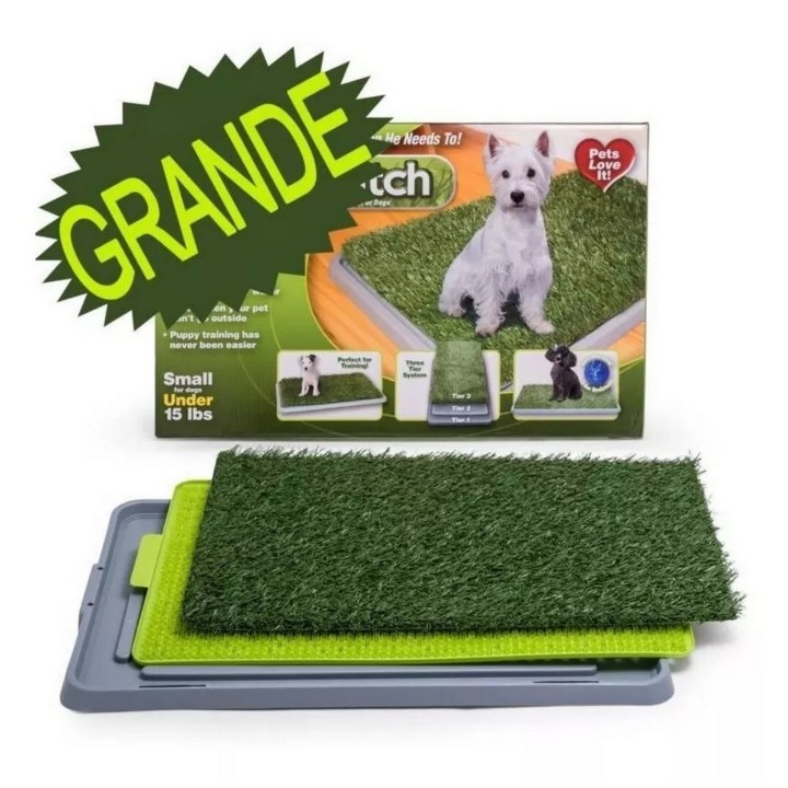 Tapete De Entrenamiento Para Perro Mascota Alfombra Cesped