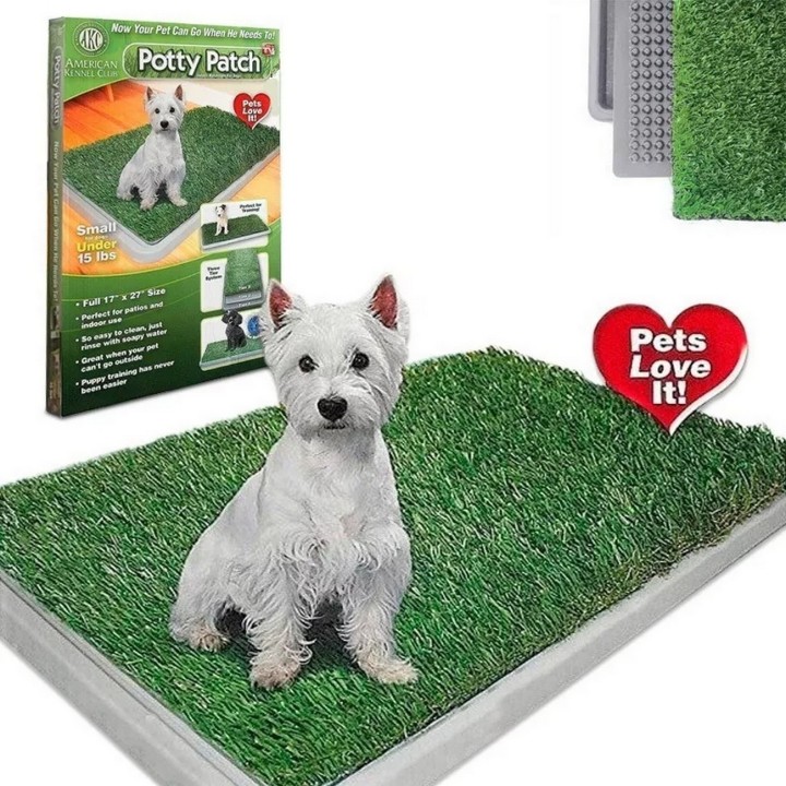 Tapete De Entrenamiento Para Perro Mascota Alfombra Cesped