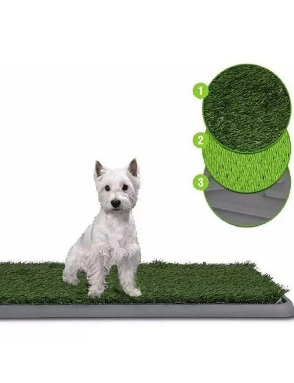 Tapete De Entrenamiento Para Perro Mascota Alfombra Cesped