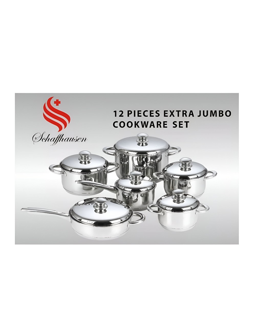 Ollas Acero Quirurgico Schaffhausen 12 Piezas Acero