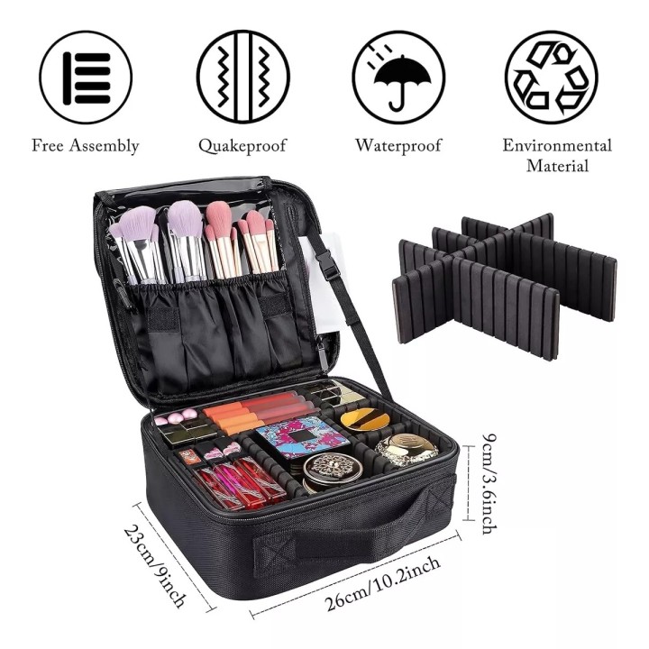 Maletín Maquillaje Cosmetiquera, Estuche De Maquillaje