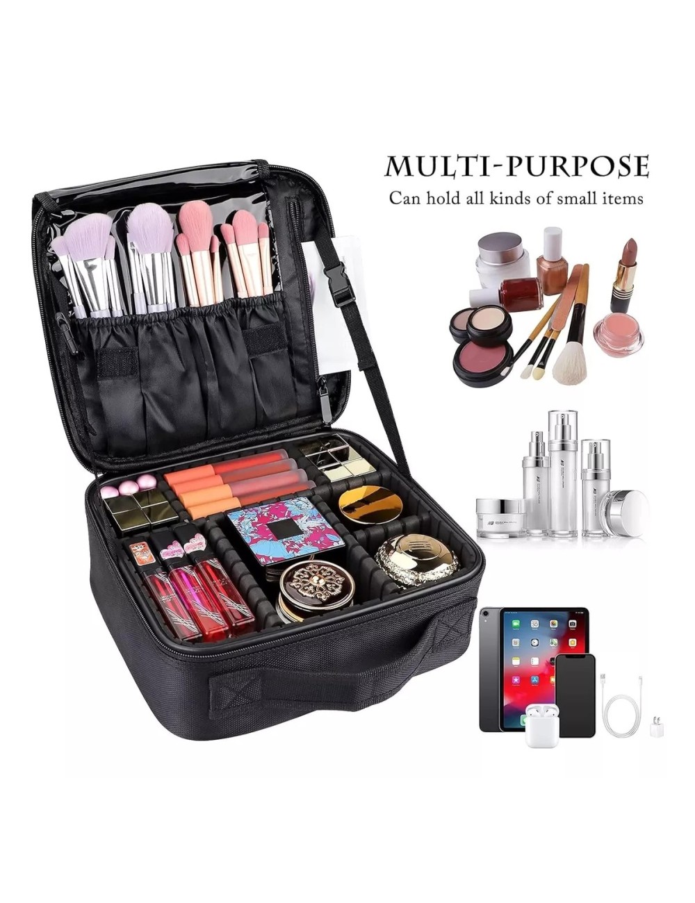 Maletín Maquillaje Cosmetiquera, Estuche De Maquillaje