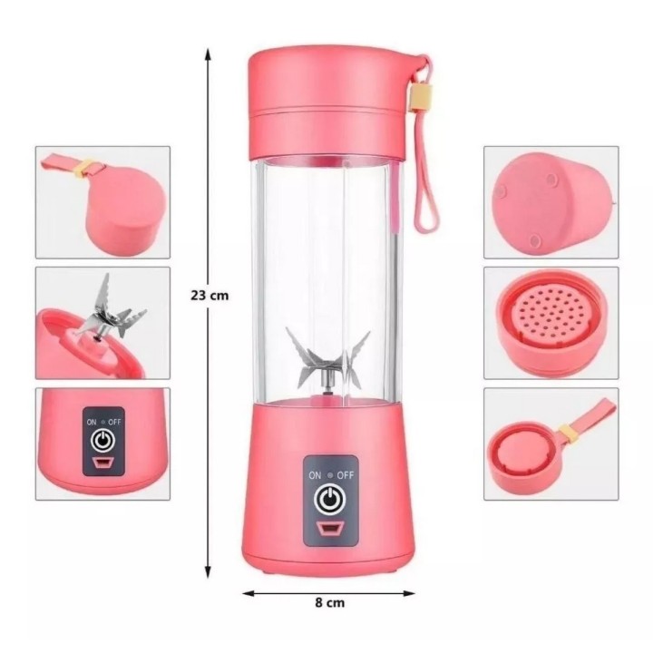 Licuadora Personal Portable Recargable Jugos Y Batidos