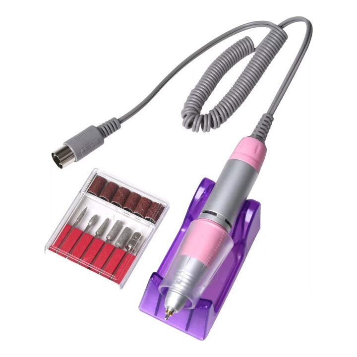 Kit Pulidor De Uñas Eléctrico Profesional Manicure Dm-202
