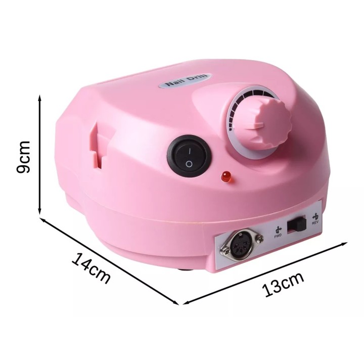 Kit Pulidor De Uñas Eléctrico Profesional Manicure Dm-202