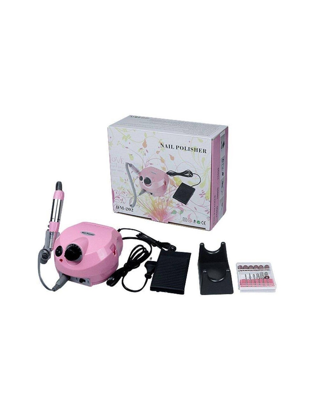 Kit Pulidor De Uñas Eléctrico Profesional Manicure Dm-202 ...