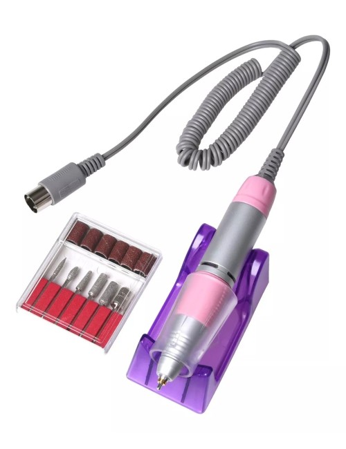 Kit Pulidor De Uñas Eléctrico Profesional Manicure Dm-202