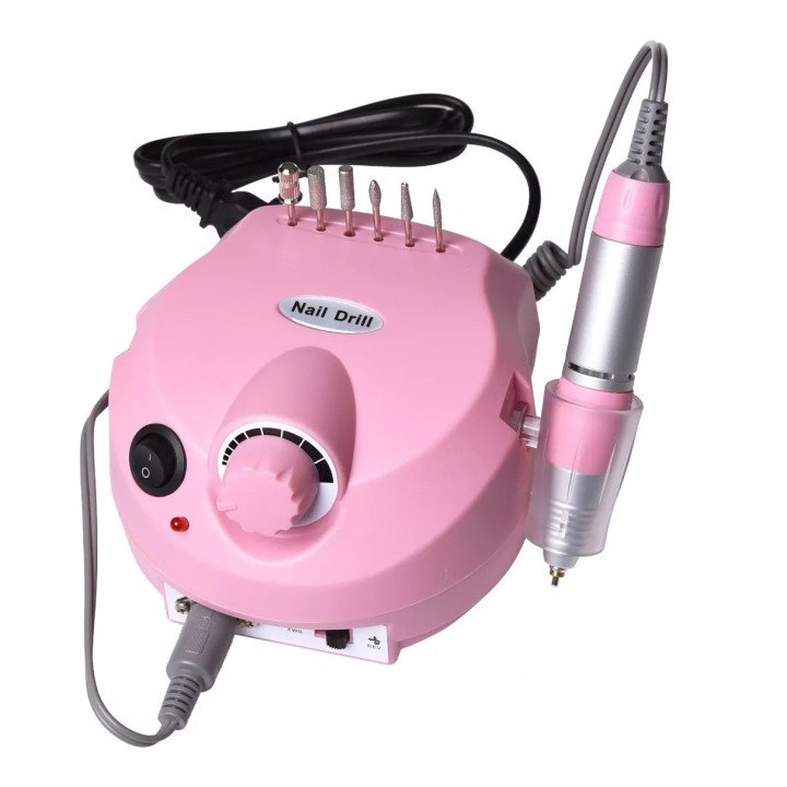 Kit Pulidor De Uñas Eléctrico Profesional Manicure Dm-202