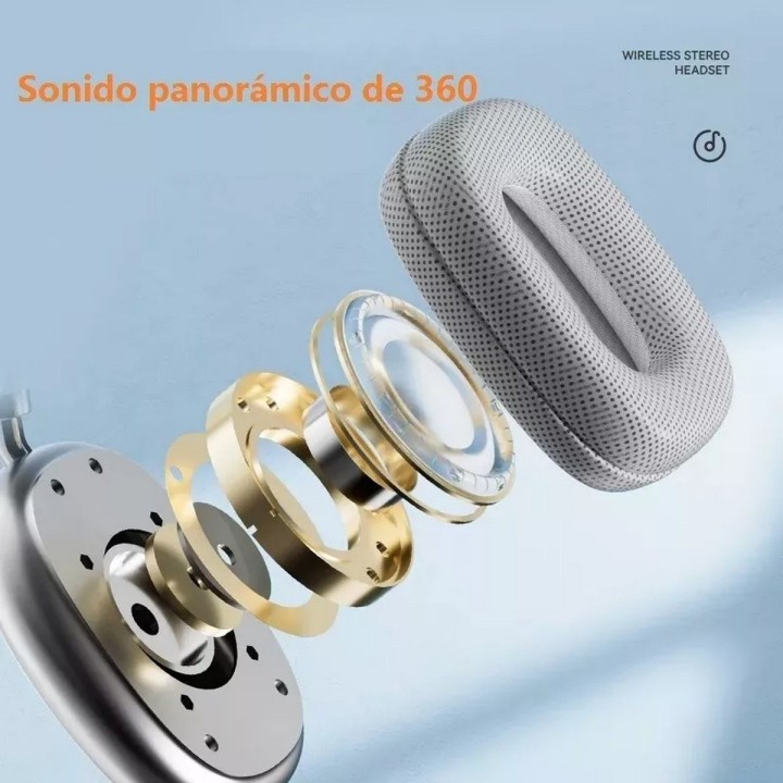 Audífonos Inalámbrico Diadema Con Microfono Bluetooth 400mah