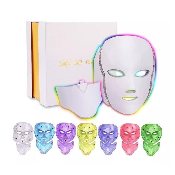 Mascara Facial Led 7 Colores