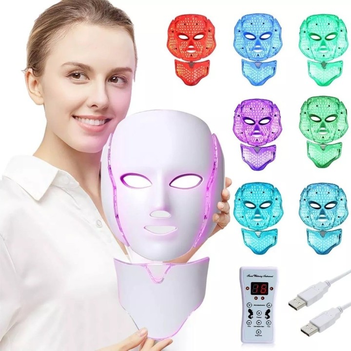 Mascara Facial Led 7 Colores