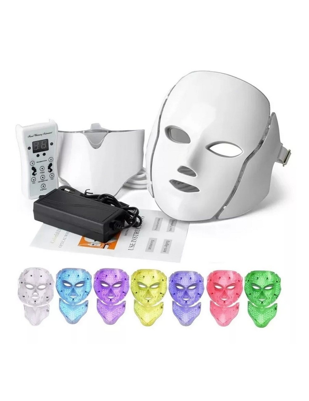 Mascara Facial Led 7 Colores