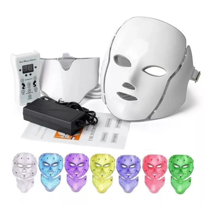 Mascara Facial Led 7 Colores