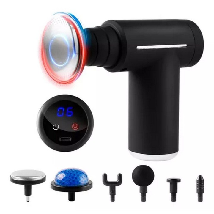 Massage Gun Masajeador Muscular Eléctrico Pistola Calor Frio