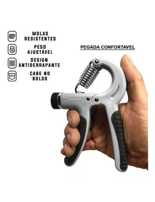 Tensor Hand Grip 60 Kg Contador Fortalece Mano Brazo