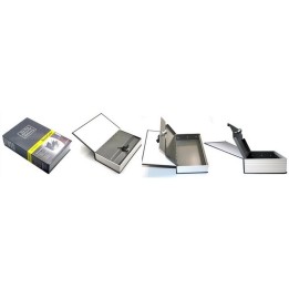 Caja Fuerte Menor Dinero Llave Forma Libro Camuflado + Llave