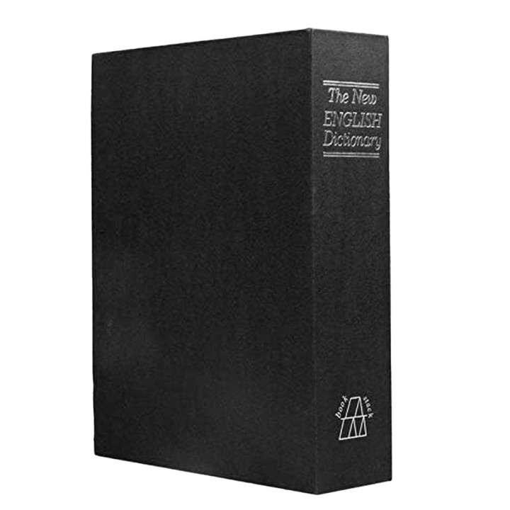 Caja Fuerte Menor Dinero Llave Forma Libro Camuflado + Llave