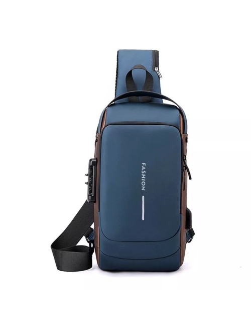 Bolso Manos Libres Tipo Pechero Para Hombre Con Clave