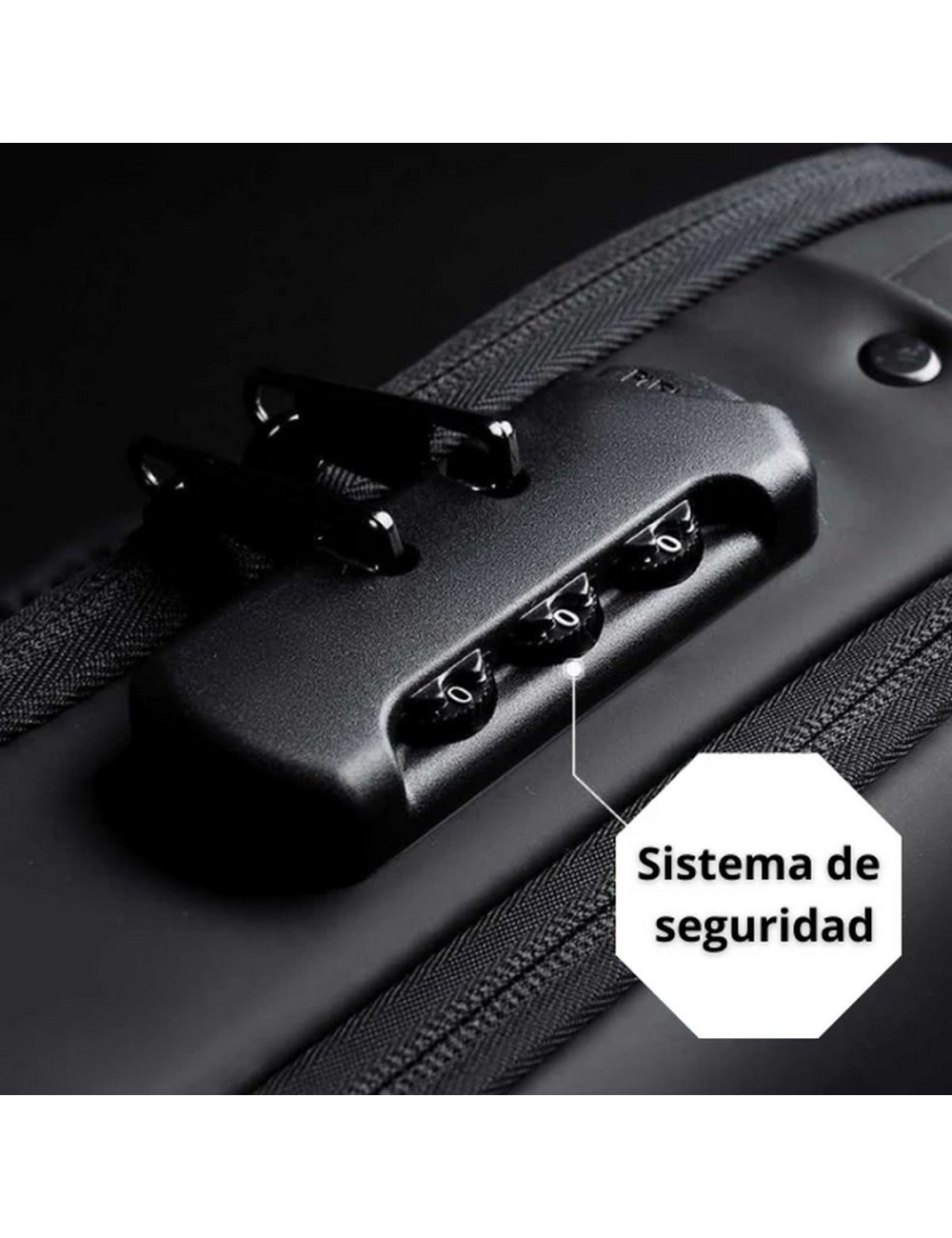 Bolso Manos Libres Tipo Pechero Para Hombre Con Clave