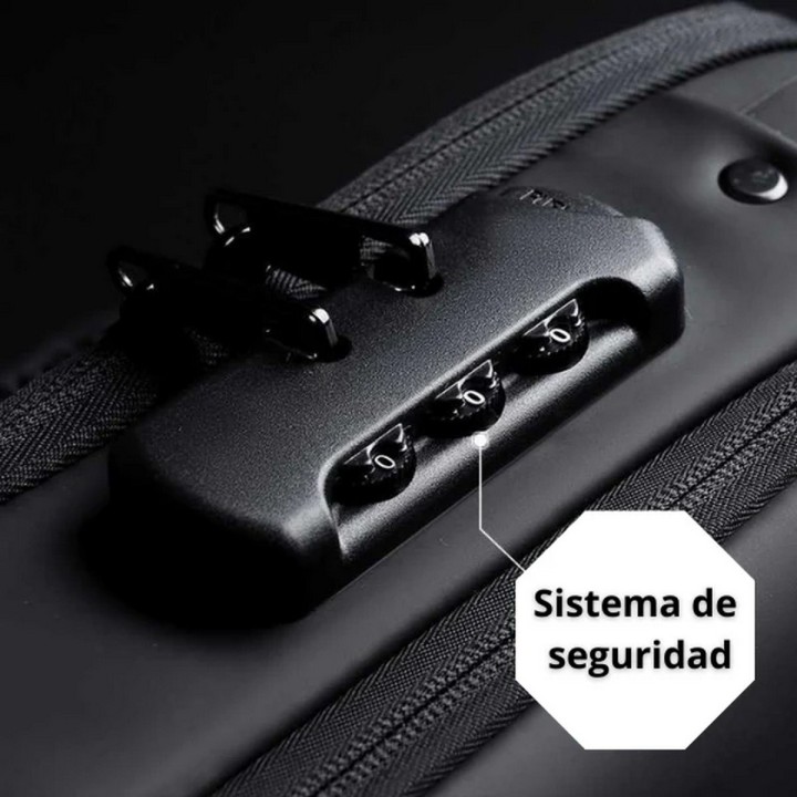 Bolso Manos Libres Tipo Pechero Para Hombre Con Clave