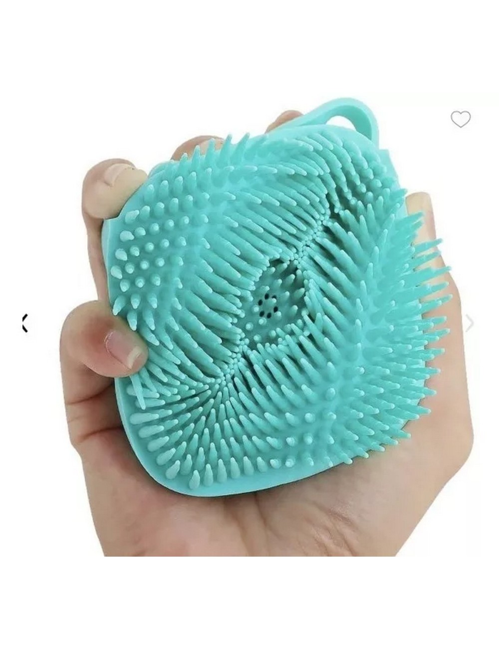 Cepillo Masajeador Silicona Ducha Con Dispensador Shampoo