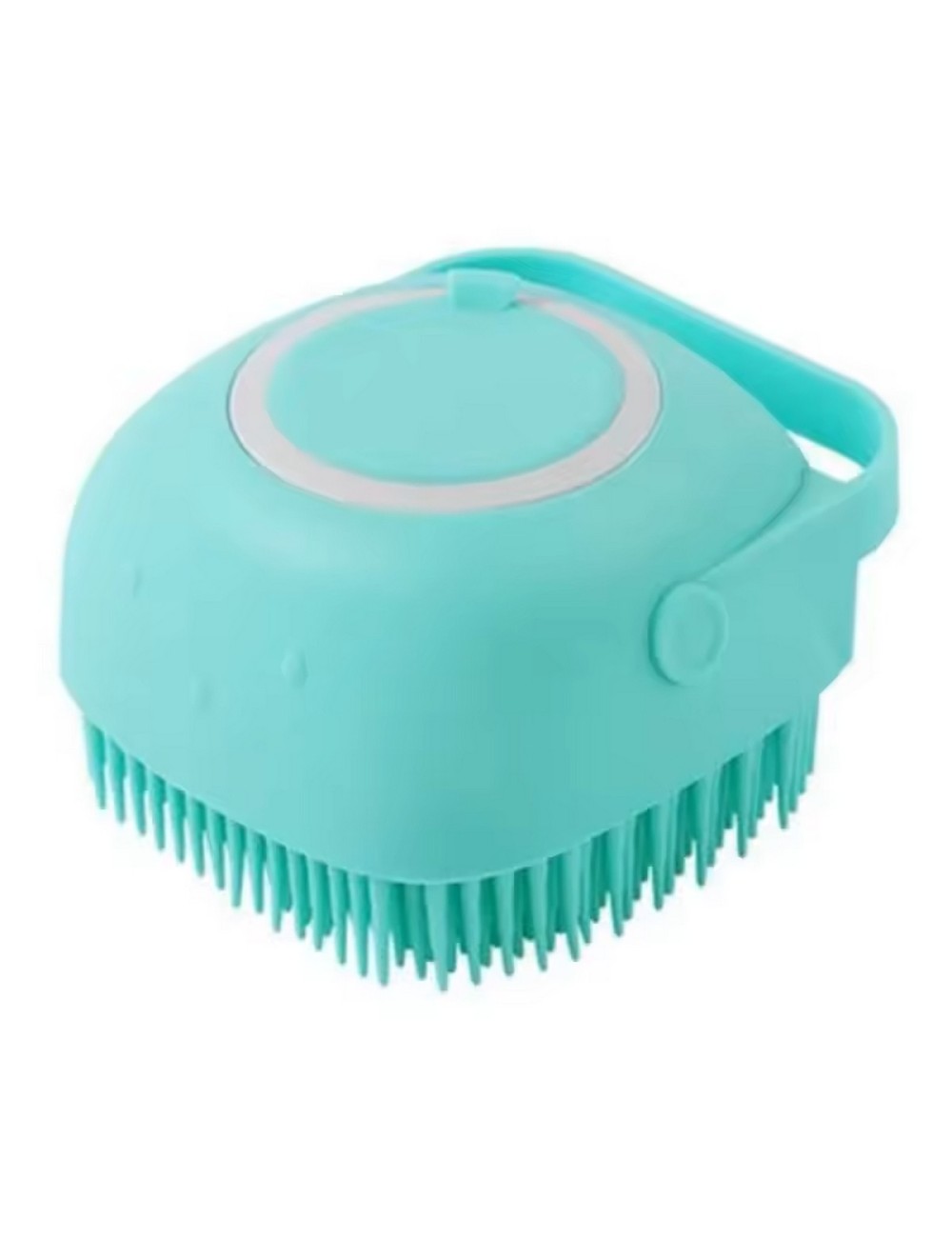 Cepillo Masajeador Silicona Ducha Con Dispensador Shampoo