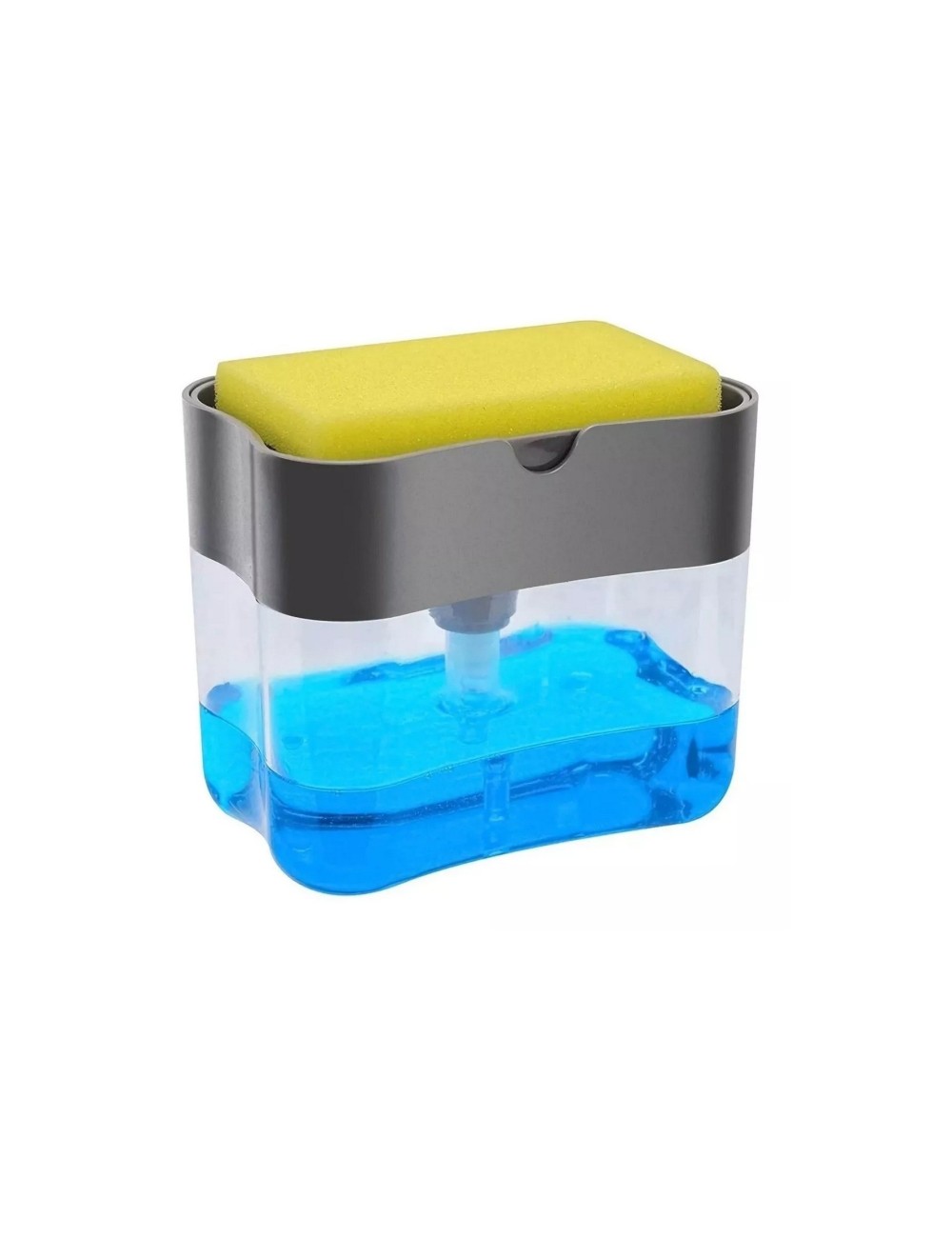 Dispensador De Jabon Liquido Lavaplatos Con Esponja Cocina