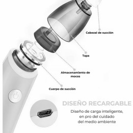 Aspirador Nasal Bebes Electrico Sacamocos Extractor Portátil