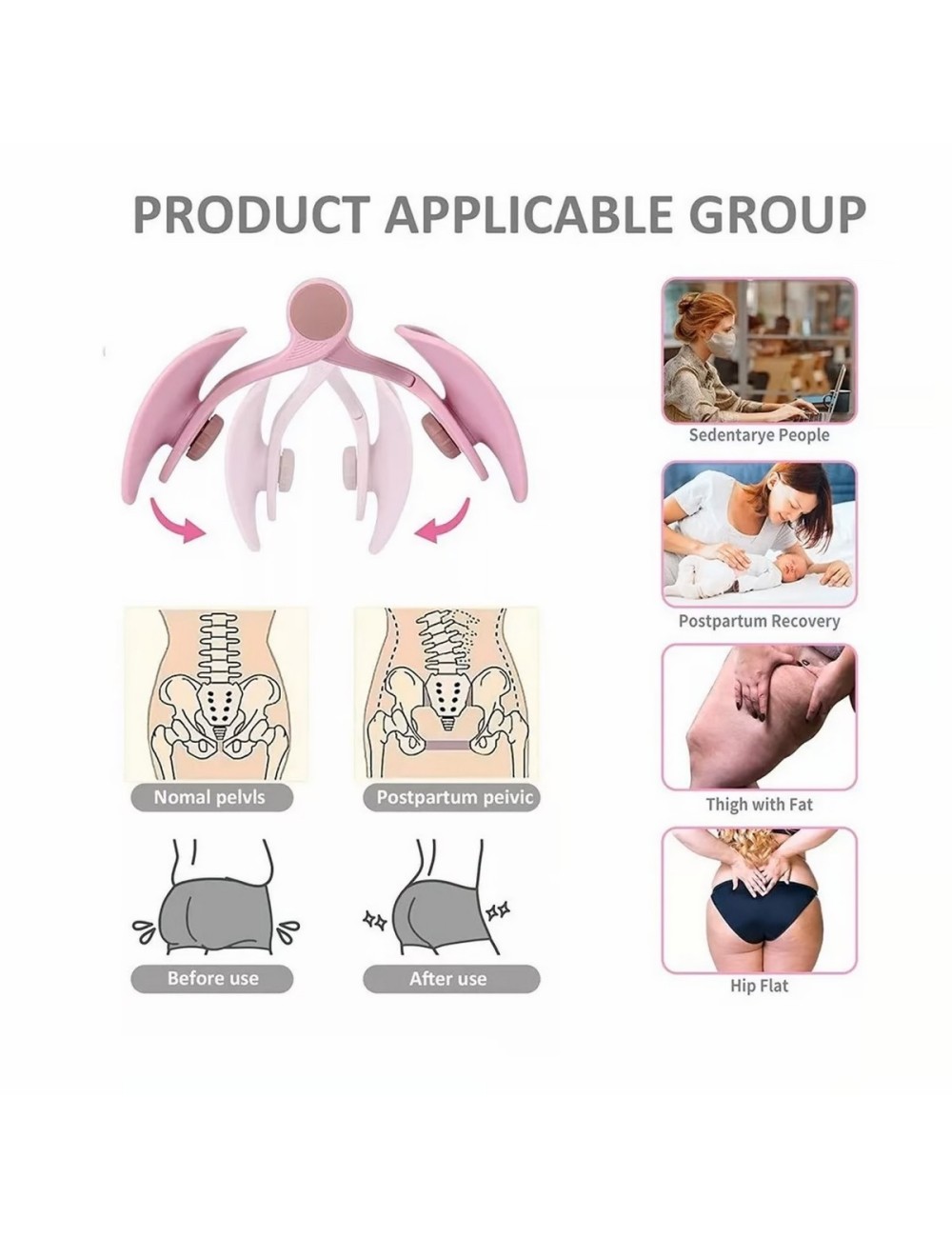 Ejercitador De Piernas Corrección Muscular Del Piso Pélvico