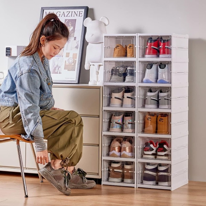 Zapatero Organizador Plegable X6 Almacenamientos Exhibición