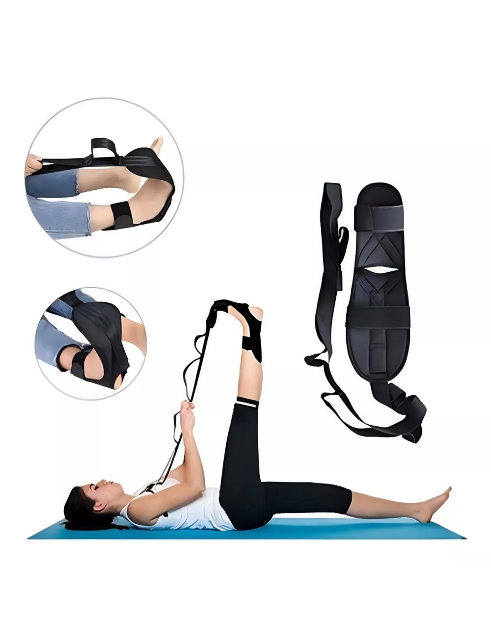 Banda Para Piernas Yoga Rehabilitación Estiramiento Resiste