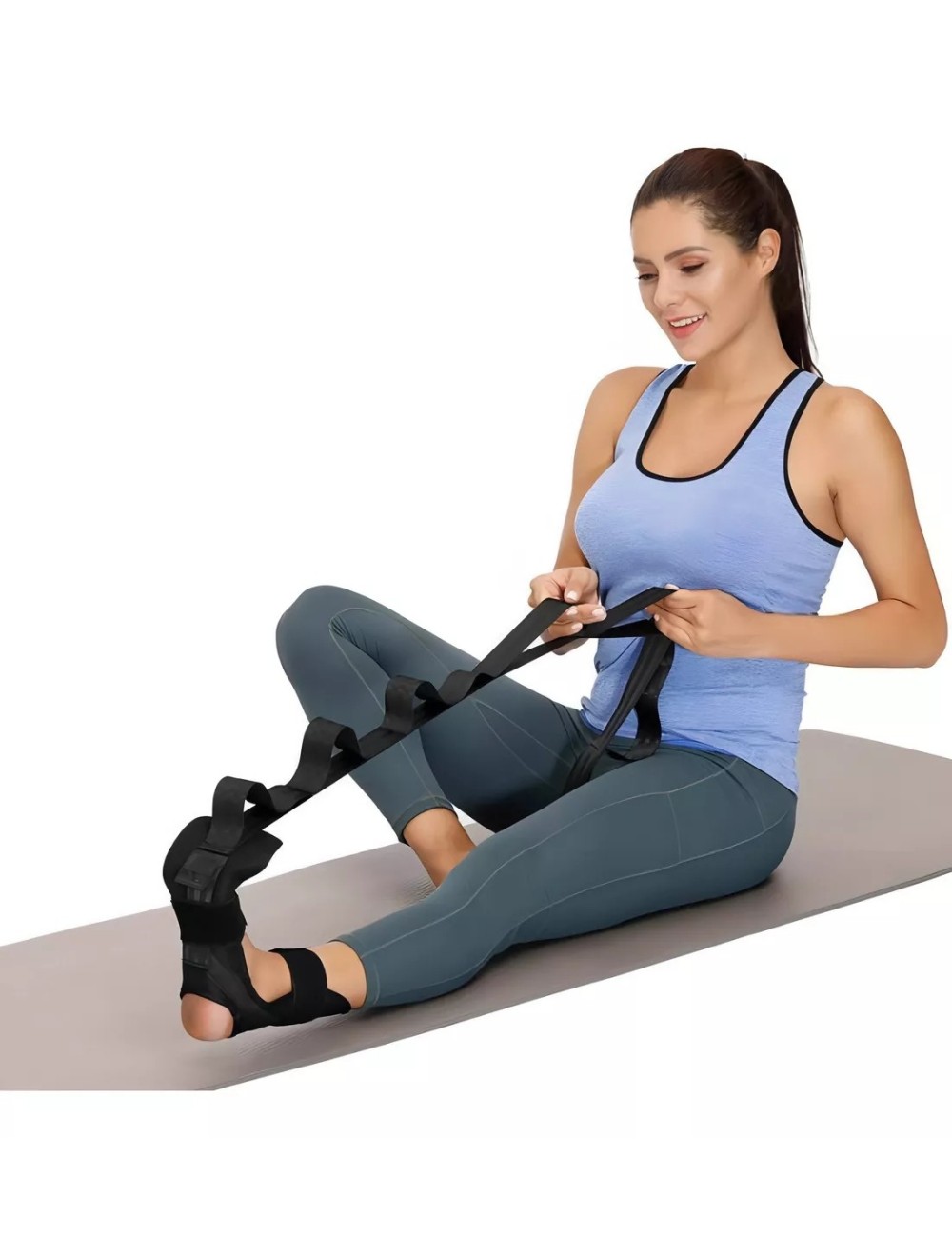 Banda Para Piernas Yoga Rehabilitación Estiramiento Resiste