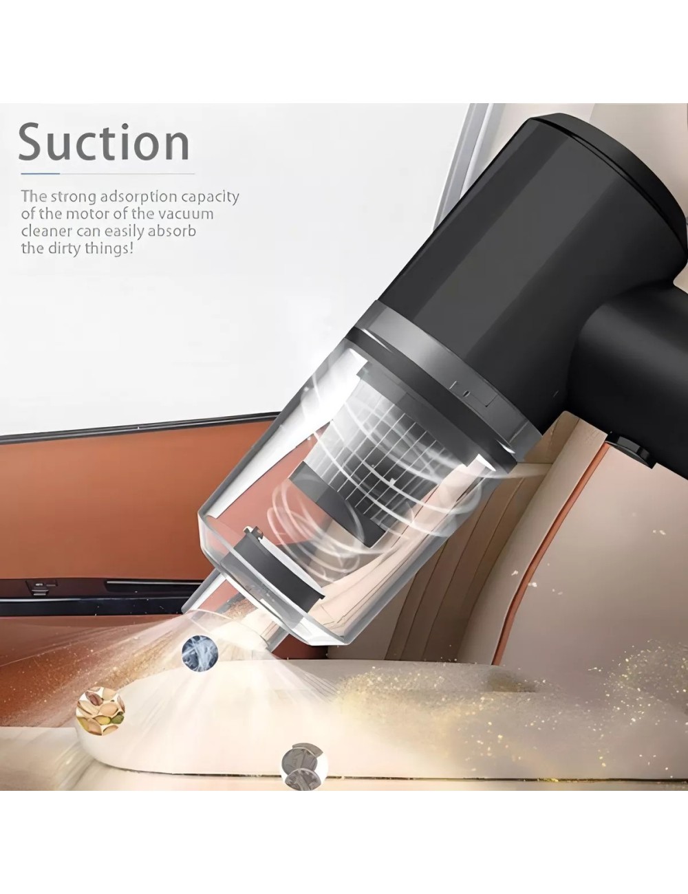 Aspiradora Inalámbrica Recargable Casa Auto Usb Portatil Pc