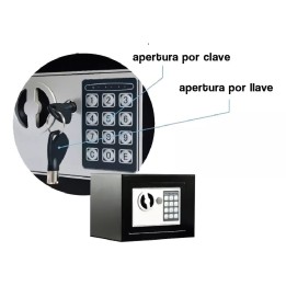 Caja Fuerte Digital Teclado Con Anclaje A La Pared + Llaves