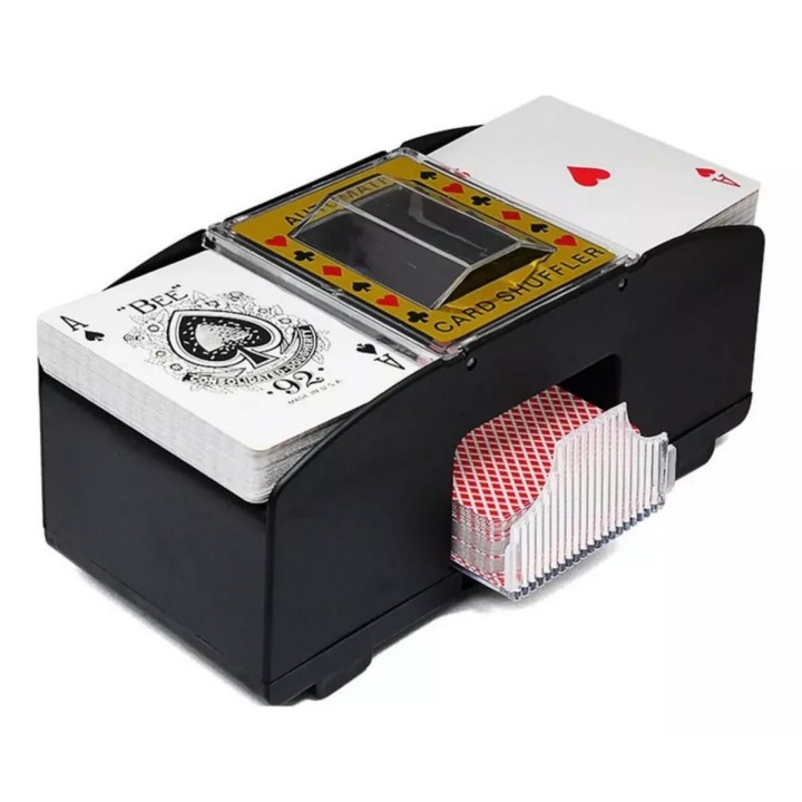 Barajador Cartas Poker Baraja Automático Mezclador + Bateria