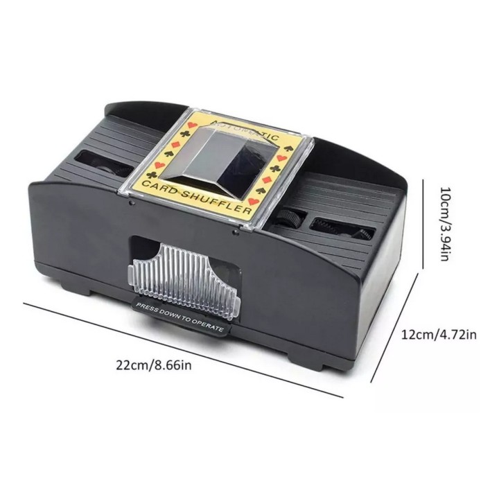 Barajador Cartas Poker Baraja Automático Mezclador + Bateria