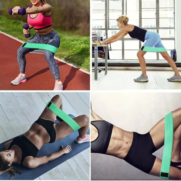 Bandas Elásticas En Tela X3 Resistencias Alta Calidad Fitnes