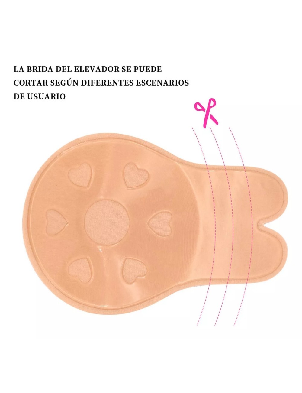 Parche Adhesivo Levantamiento Busto Invisible Reutilizable