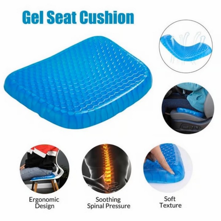 Asiento Cojín De Gel Ortopédico Con Funda Para Silla