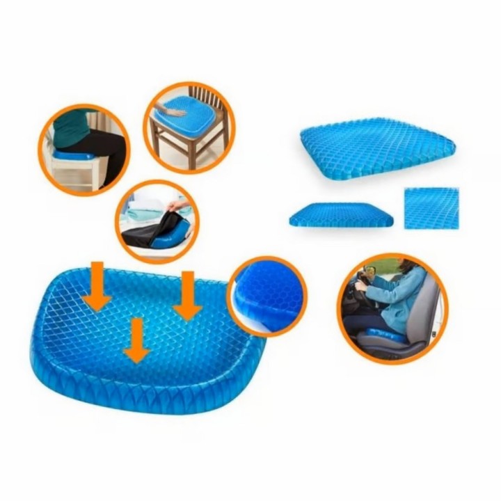 Asiento Cojín De Gel Ortopédico Con Funda Para Silla