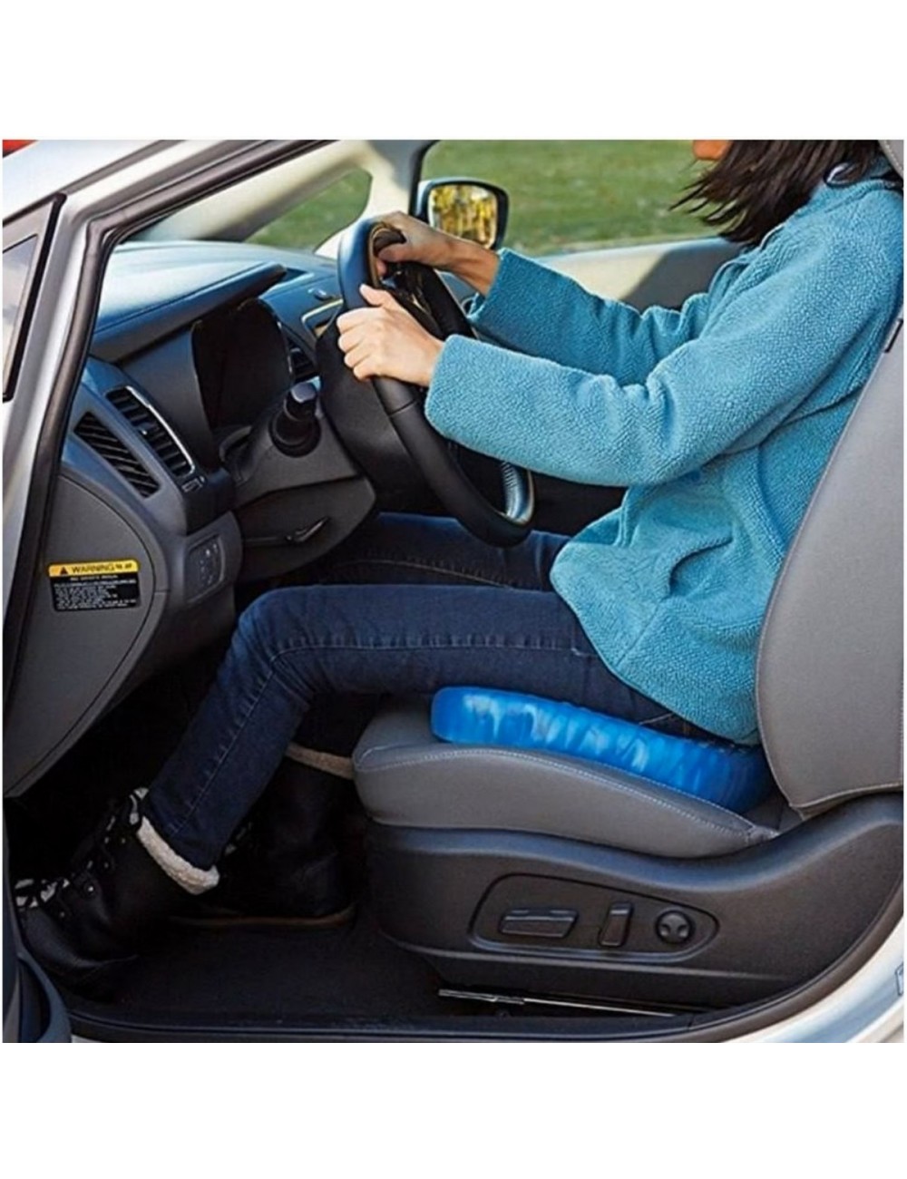 Asiento Cojín De Gel Ortopédico Con Funda Para Silla