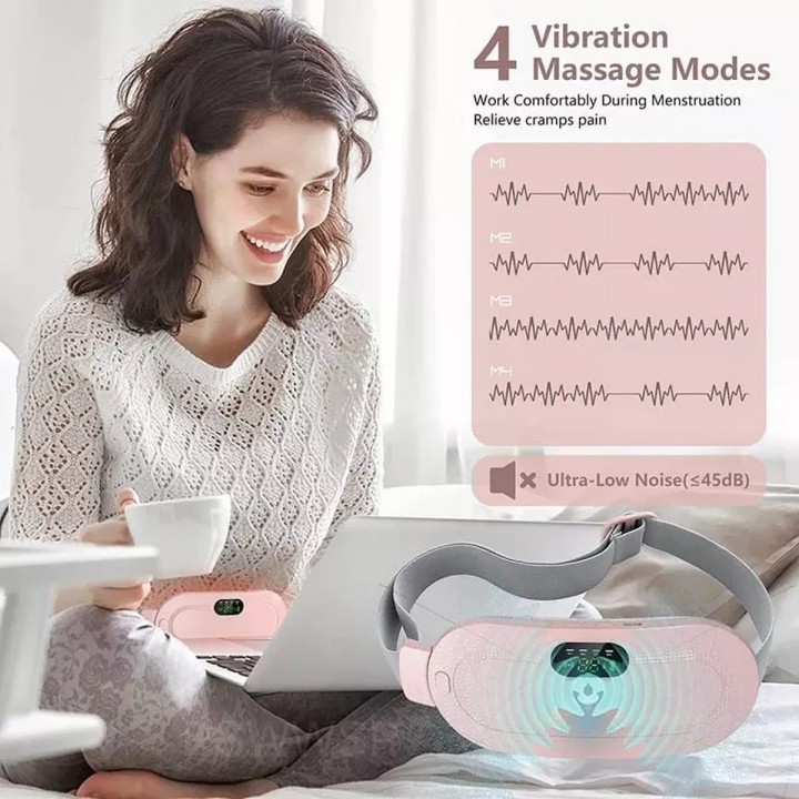 Cinturón Almohadilla Recargable Alivia Cólicos Menstruales