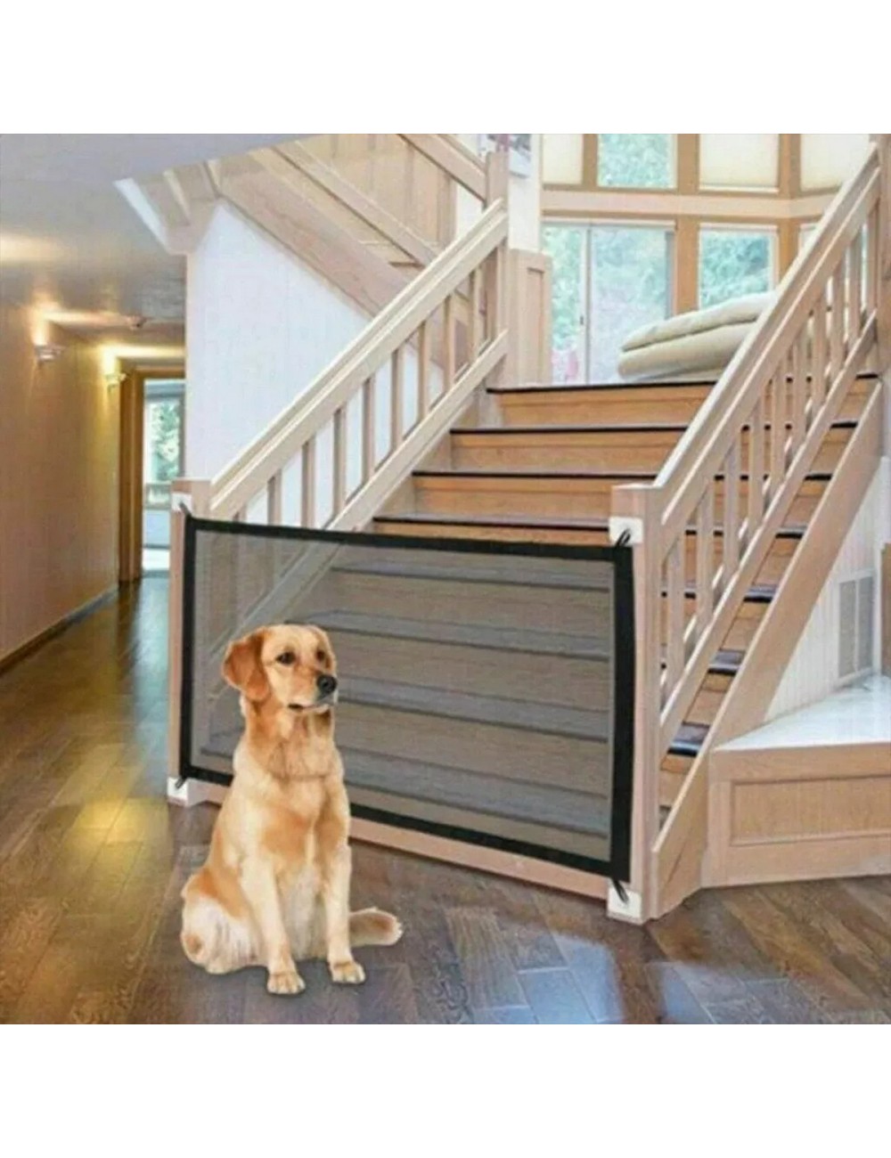 Puerta Para Perros, Mascotas Y Bebes Malla Interior